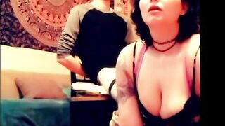 Teasing hubby with some roleplay