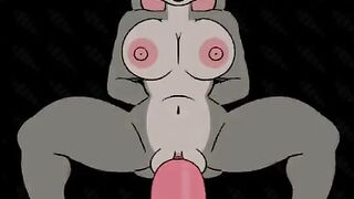 Juddy Hopps jumping on a big cock- Beat Banger Gameplay