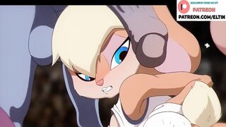 Lola Bunny Hard Gangbang Fucking On Basketball Match And Big Creampie | Furry Hentai 4k 60fps