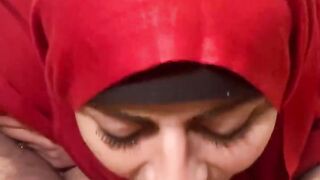 Facial Cumshot Blowjob Arab Wife Mia Niqab