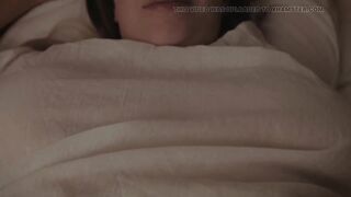 Nighttime marital sex. Close-ups of a hairy pussy.