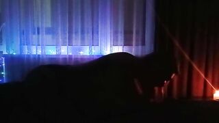 Tender romantic evening with my wife