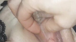 She plays with that pussy until she squirts.