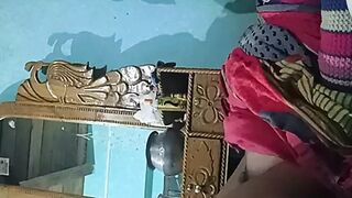 My wife Seema night riding