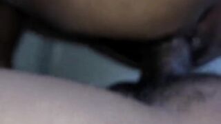 My Husband Cummed Deep in My Ass, the Cum Dripped Down My Feet