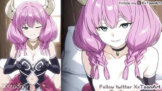 Frieren Hentai - Beyond Journey's End - 葬送のフリーレン - Aura - アウラ is on top