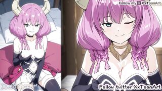 Frieren Hentai - Beyond Journey's End - 葬送のフリーレン - Aura - アウラ is on top