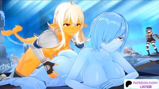 CYTE FUTANARI SLIME GIRL FUCK IN THE DUNGEON HENTAI 60FPS