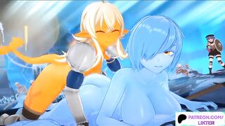CYTE FUTANARI SLIME GIRL FUCK IN THE DUNGEON HENTAI 60FPS