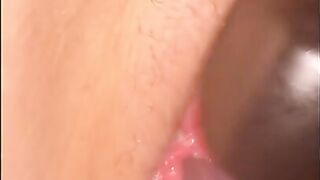 A flared knotted dragon nuts in my pussy