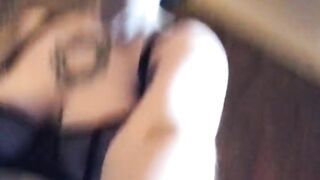 A Daring BDSM Brunette Plays with Her Tits Hotly and Shows Her Pussy up Close