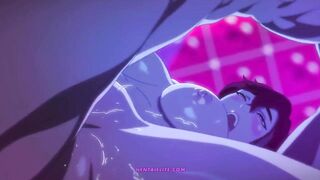 Cheating wife exhausted after the triple penetration