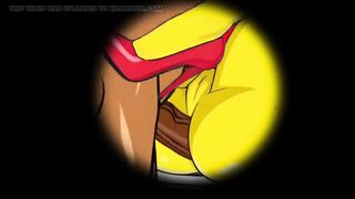 Married Housewife Gets Fucked in a Dirty Toilet. Cartoon Parody