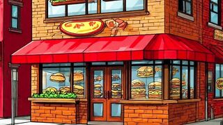 Married Housewife Gets Fucked in a Dirty Toilet. Cartoon Parody