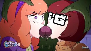 Dhafne and Velma sex ORGY