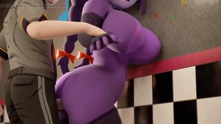 3D NSFW Bonnie Gets Fucked by Security Guard FNAF Sex Animation