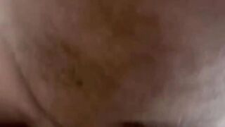 Pov perfect pink pussy quickie, inside Cum creampie