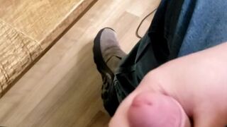 Busting a nut while waiting on a program to compile...