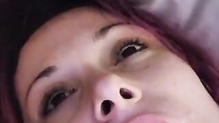 My cock in her mouth puts her in heaven