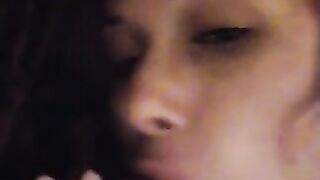 My cock in her mouth puts her in heaven