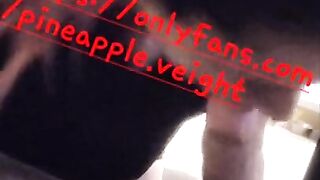 Blowjob queen drains my cock again with her throat