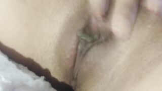 Sister alone at home masturbating hot until cum...