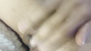 Sister alone at home masturbating hot until cum...