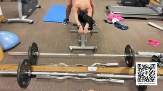 Perfect Fitness Girl fucked in Public Gym...