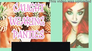 I caught you wearing my panties and sucking on my dildo by Goddess Lana