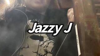 BBW step mom MILF wake and bake 420 smoking fetish bong hits with tits out