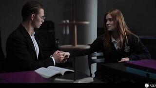 STOP TIME FUCK - Frozen in time Jia Lissa bounce oh a hard cock until explodes in orgasm