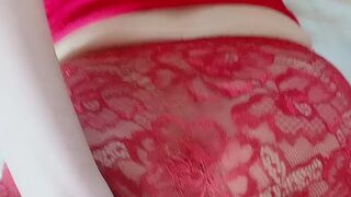 【人妻・不倫】真昼間からエロい恰好で誘惑するやりまん人妻