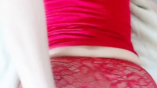 【人妻・不倫】真昼間からエロい恰好で誘惑するやりまん人妻