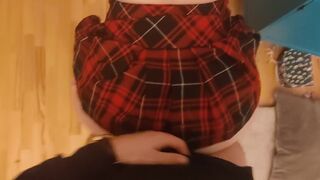 My neighbour creampie me from behind while my boyfriend is out