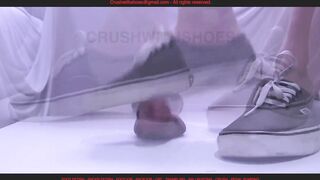 Pleasure and Pain under My Old Vans Sneakers Until you cum