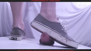 Pleasure and Pain under My Old Vans Sneakers Until you cum