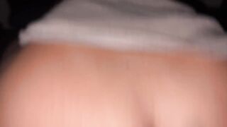 Latina Teen has sex for the first time!! Roadhead!! College girl slut! PT.2!!