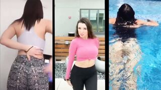 JXHXN - Tik Tok NUDE CHALLENGE TEENS DANCE COMPILATION (Tiktok Sexy Girl Big Boobs, Big Tits Naked)
