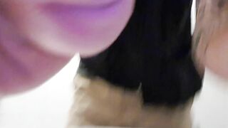 At work my cock is hard while I piss