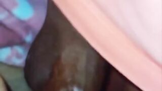 BIG BLACK COCK KNOCKS ON PERIOD❤️