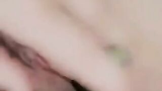 Megan Hills Plays With Toy Deep Inside Her Tight Wet Pussy