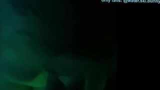 amateur college slut with big tits gives foreign exchange student sloppy head