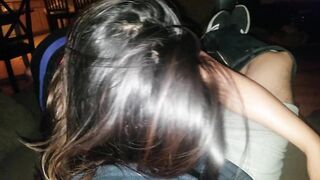 Wife Blow job in the couch