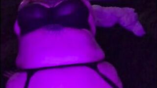 goth bbw with toy (custom sample)