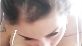 ROUGH BLOWJOB & TITTYFUCK FROM MILF WITH BIG BOOBS