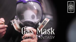 Gas Mask Latex Fantasy - Intense Femdom POV JOI
